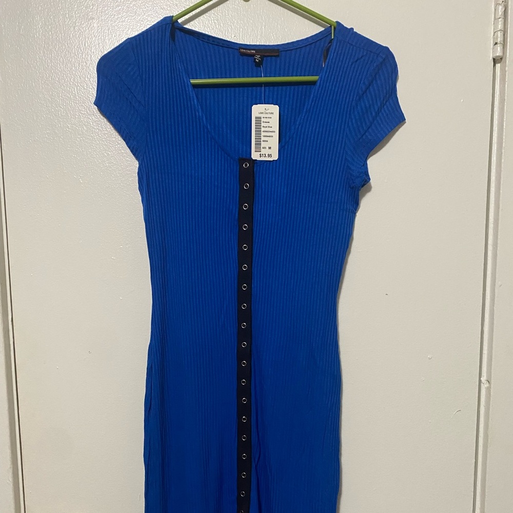 Blue dress
